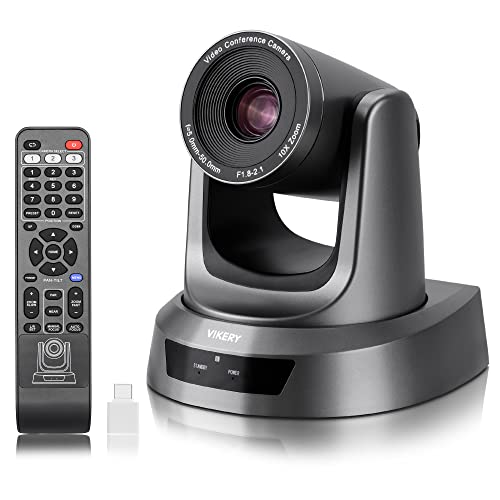 Amazon.co.jp: Vikery PTZカメラweb会議ビデオウェブカメラ10倍光学